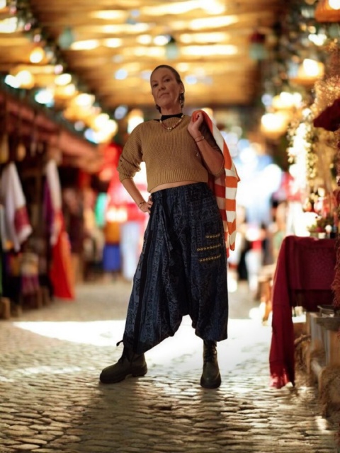 Szarawary, haremki, alladynki made in India